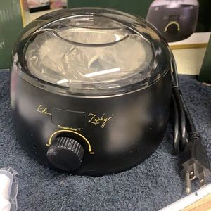 NIB Eden Zephyr Hard Wax Warmer Total Waxing Kit Black